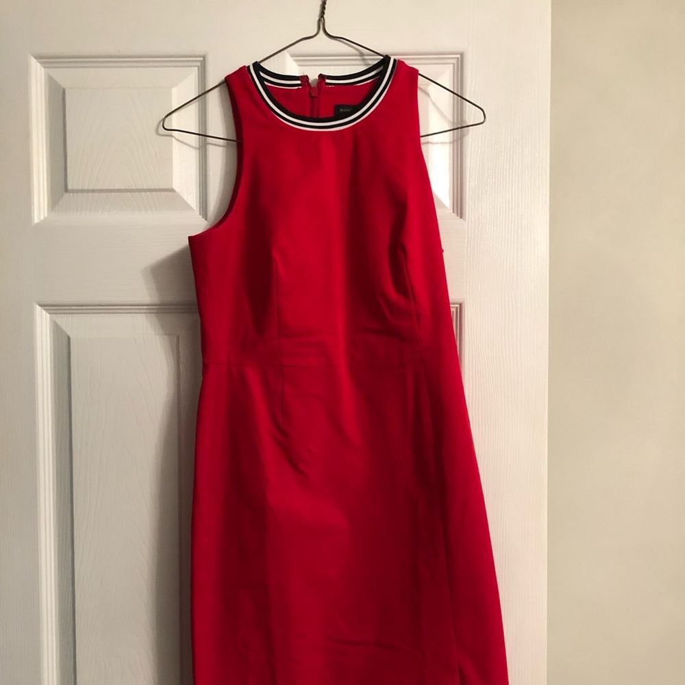 Banana Republic Fitted Sexy Red Dress